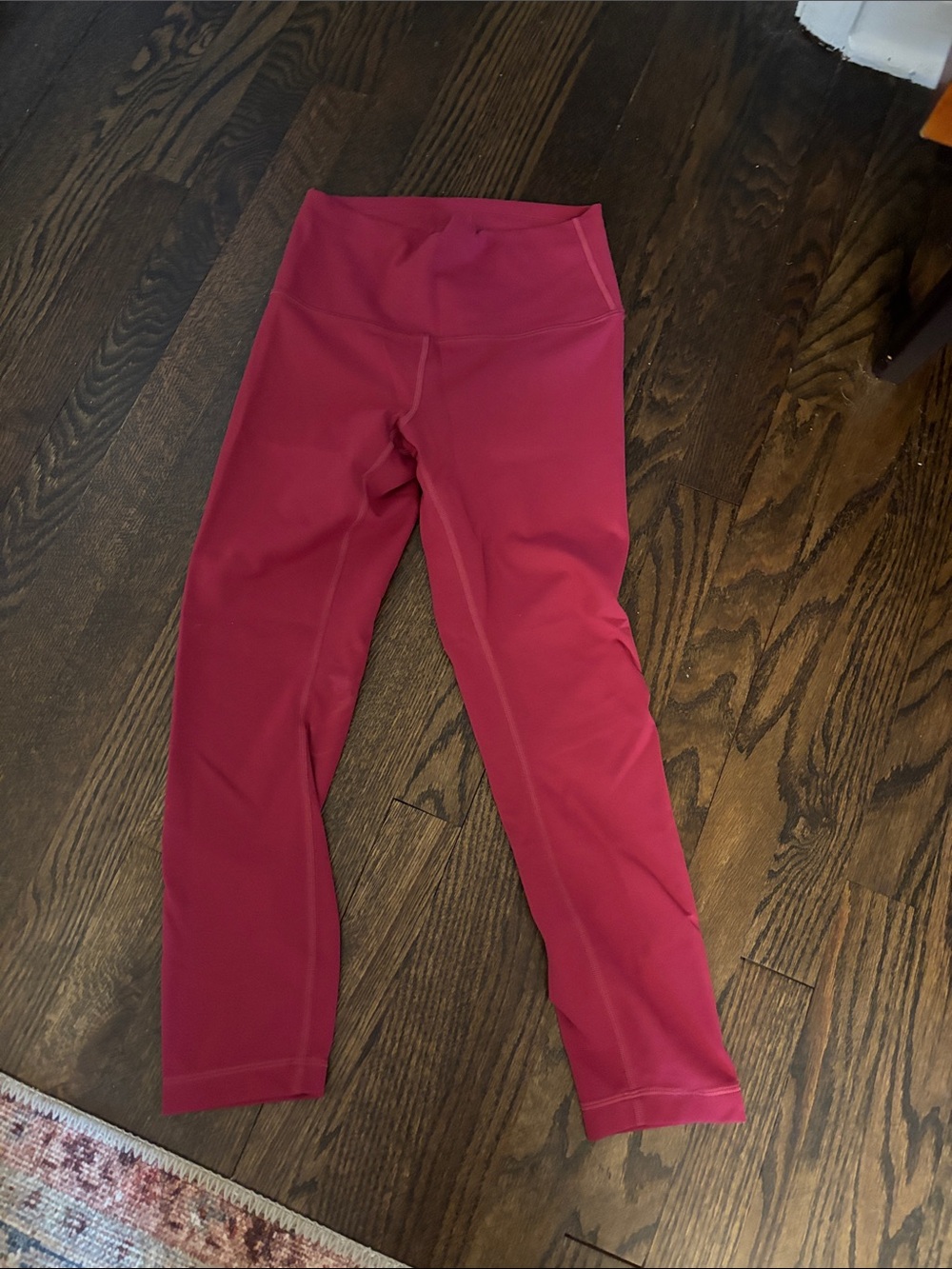 lululemon athletica Align High-Rise Leggings in Raspberry 6 cropped